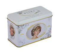 New English Teas Princesa de Gales, lata de té Diana con 40 bolsitas de té para desayuno inglés