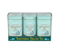 New English Teas Victoriano Vintage Mini Set De Regalo 3x: Latas De Té Con Surtido De Té A Granel, Té., 70 Gramo