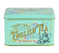 New English Tés Vintage Victoriano Lata con 40 bolsitas de té de desayuno inglés