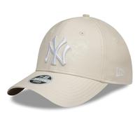 Gorra New Era Crinkled PU 9FORTY New York Yankees blanco crema mujer