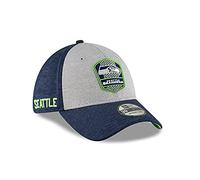 New Era 3930 Onf18 SL Rd Seasea Gorra Línea Seattle Seahawks, Hombre, Azul, S/M