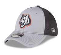 New Era 39Thirty Gorra de malla elástica - Cincinnati Bengals, gris, L/XL
