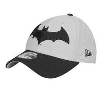 New Era 39Thirty - Gorra elástica con diseño de diamantes, color gris Batman, gris, M-L