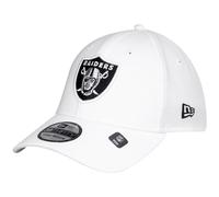 New Era 39Thirty - Gorra elástica de Las Vegas Raiders de la NFL, color blanco, talla L/XL