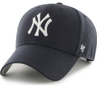 New Era 47 Brand New York Yankees Sidepatch MVP Navy Cap Snapback Curved Visor