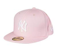 New Era 59Fifty Gorra ajustada, diseño de los New York Yankees, color rosa, Unisex Unisex niños, rosa, 7 5/8