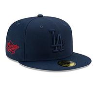 New Era 59Fifty Gorra ajustada - MLB World Series Ocean Blue, Los Ángeles Dodgers, 57-58