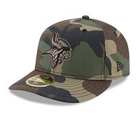 New Era 59Fifty - Gorra de perfil bajo (7 1/4), diseño de Minnesota Vikings