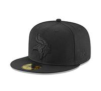 New Era 59Fifty NFL Black NFL Teams - Gorra para niños, Minnesota Vikings, 54