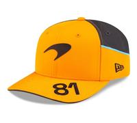 New Era 9Fifty Curved Snapback Cap - McLaren Oscar Piastri, naranja, Medium-Large