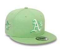 New Era 9Fifty Gorra Snapback - Cooperstown Oakland Athletics, lime green, S-M