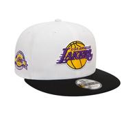 New Era 9FIFTY Gorra Snapback LA Lakers White Crown Patch Negro, multicolor, S/M