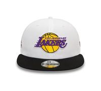 New Era 9FIFTY Gorra Snapback LA Lakers White Crown Patch Negro, multicolor, S/M