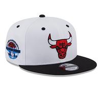 New Era 9Fifty Gorra Snapback - Sidepatch Chicago Bulls, Blanco, Talla única
