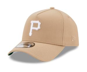 New Era 9Forty A-Frame Gorra Snapback - MLB Teams, Pittsburgh Pirates CAMEL, Talla única