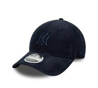 New Era 9Forty Cord MLB New York Yankees - Gorra de béisbol para adulto, color azul marino