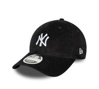 New Era 9Forty Cord MLB New York Yankees - Gorra de béisbol para adulto, color negro