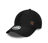 New Era Gorra de béisbol 9Forty Flawless MLB New York Yankees para mujer Negro TU