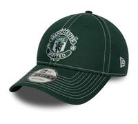 New Era 9Forty - Gorra de béisbol para adulto, diseño del Manchester United Football Club, color verde oscuro
