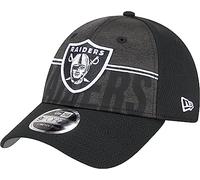 New Era 9FORTY Gorra elástica - Entrenamiento 2023 Las Vegas Raiders, Negro , Talla única