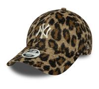 New Era WMNS Cosy Animal 9Forty Adjustable Gorra para mujer NY Yankees Marrón, Talla: Talla única