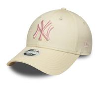 New Era 9Forty - Gorra para mujer, diseño de los Yankees de Nueva York, color beige