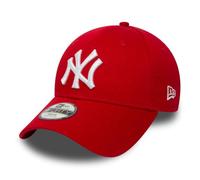 New Era 9FORTY - Gorra unisex para niños, color rojo / blanco, talla Joven ( Youth)