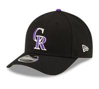 New Era 9Forty M-Crow Gorra - Auténtica Colorado Rockies, Negro , Talla única