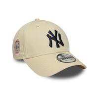 New Era 9Forty MLB - Gorra de béisbol para adulto, diseño de los New York Yankees, color beige claro