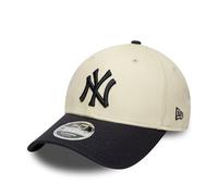 New Era 9Forty MLB New York Yankees - Gorra de béisbol para adulto, color beige claro