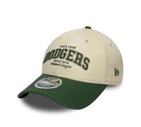 New Era 9Forty Wordmark MLB Los Angeles Dodgers - Gorra de béisbol para adultos, color beige claro