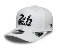 New Era 9Seventy Gorra elástica con cierre a presión, 24 horas de Le Mans, color blanco