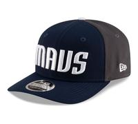New Era 9Seventy - Gorra elástica Dallas Mavericks, azul marino, Talla única