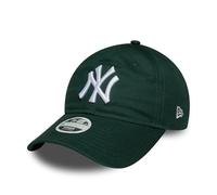 New Era 9Twenty League Essential MLB New York Yankees - Gorra de béisbol para mujer, color verde oscuro