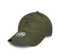 New Era 9Twenty League Essential MLB New York Yankees - Gorra de béisbol para mujer, talla M, color verde