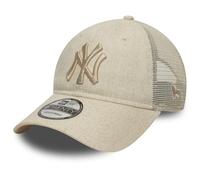 New Era 9Twenty Trucker Gorra de lino New York Yankees, color beige, beige, Talla única