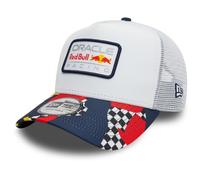 New Era A-Frame Trucker Cap - Abstract Red Bull Racing, blanco, Talla única