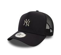 New Era A-Frame Trucker Cap - Gorra de metal con insignia de New York Yankees