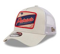 New Era A-Frame Trucker Cap Gorro con Visera New England Patriots Stone, beige, Talla única
