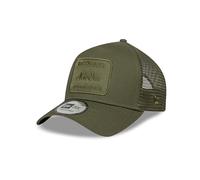New Era A-Frame Trucker Gorra Tonal Patch Buffalo Olive