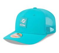 New Era Aqua Miami Dolphins 2025 Sideline 9SEVENTY Trucker - Gorra ajustable para hombre