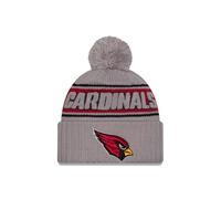 New Era Arizona Cardinals NFL 2024 Sideline Sport Knit Gris Gorro con Pompón