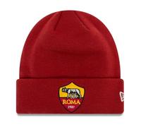 New Era AS Roma Core Cuff Beanie HRD, Rojo Oscuro, M/L