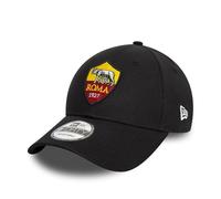 New Era AS Roma Cotton Core 9FORTY - Crest Black, Rojo Oscuro, M/L