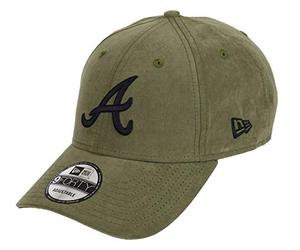 New Era Atlanta Braves 9forty Adjustable Cap League Essential Nylon Green/Black - One-Size