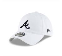 New Era Atlanta Braves MLB Team White 9Twenty Unstructured Strapback Cap - One-Size