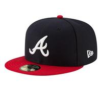 New Era Atlanta Braves Navy 59Fifty Basecap - 6 7/8-55cm (S)
