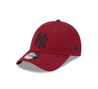 New Era Baseball Accessoire Kappe Basecap Cap York Yankees Teamlogo Strapback Rot Schwarz - One-Size