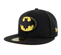 New Era Batman 1989 Keaton Logo 59Fifty Gorra ajustada, Negro, 57