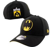 New Era Batman 85th Anniversary 39Thirty - Gorra ajustada, Negro, M-L
